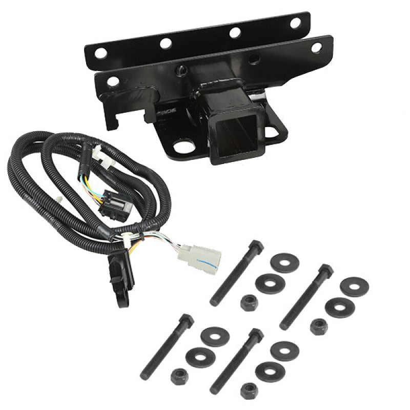 Rugged Ridge Receiver Hitch Kit w/ Wiring Harness 07-18 Jeep Wrangler JK - View 2 | Dirty Garage