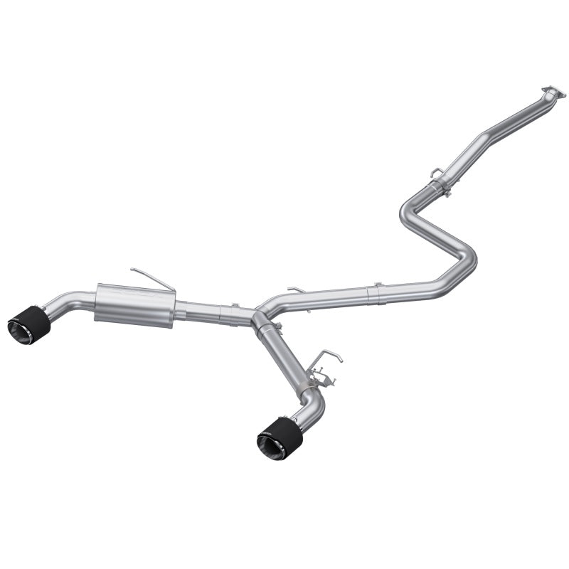 2022-2023 Elantra N 2.0L Turbo 5" OD CF Tips Dual Outlet 3" Cat Back Exhaust | Dirty Garage