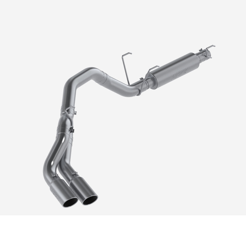 2014-2016 Ram HD 6.4L 4" 409 SS Single Side Dual Outlet Cat Back Exhaust - View 2 | Dirty Garage