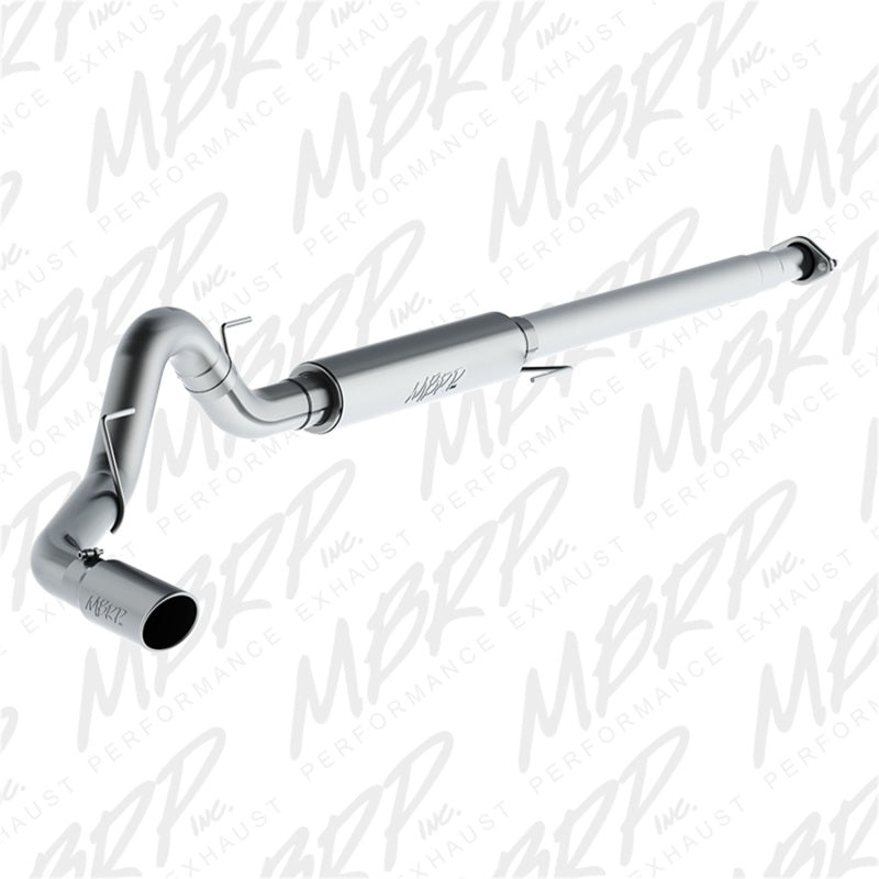 2015 F-150 2.7L 3.5"L EcoBoost 4" Cat Back Single Side T409 Exhaust System | Dirty Garage