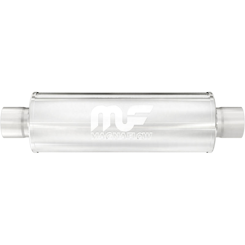 Universal Muffler Mag Stainless Steel 14x6x6 2.5/2.5 C/C | Dirty Garage