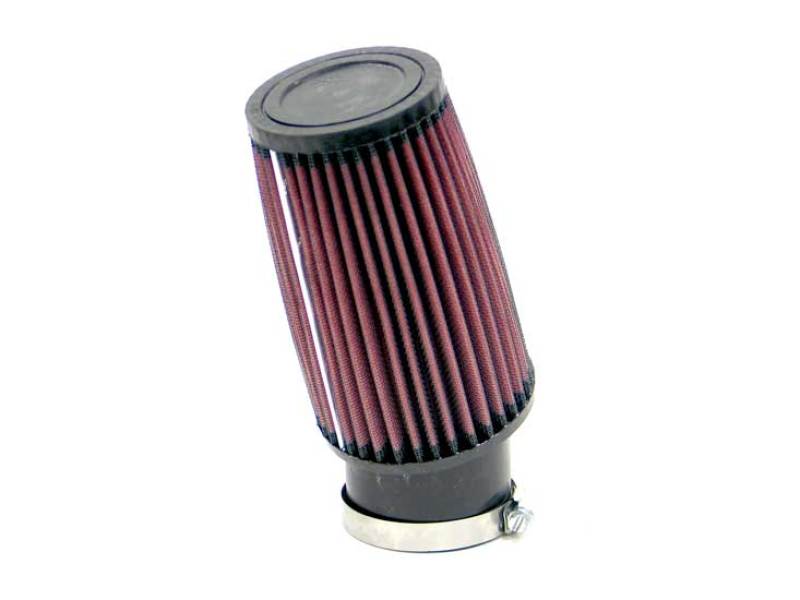 Universal Air Filter - Round Tapered - 3in Top OD x 3.75in Base OD x 6in H x 2.438in Flange ID | Dirty Garage