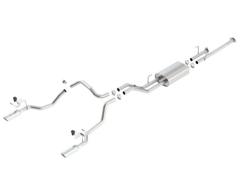Borla 14-15 Toyota Tundra 4.6L/5.7L Crew Max SB DC SB Touring Cat Back Exhaust Dual Split Rear Exit | Dirty Garage