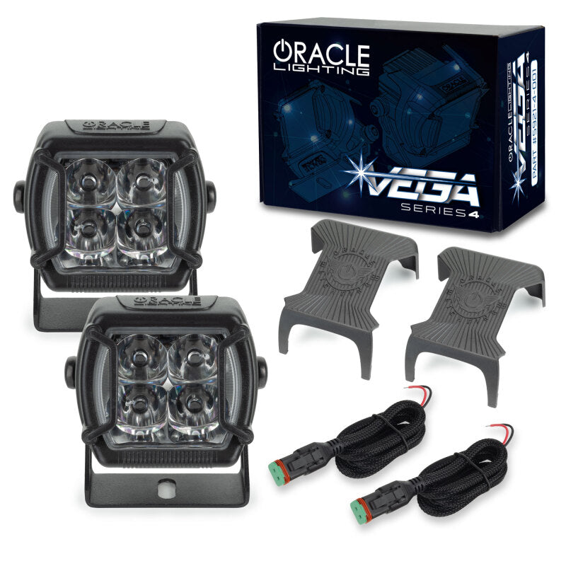 Universal Vega Series 4 LED Light Pod Spotlights | Dirty Garage