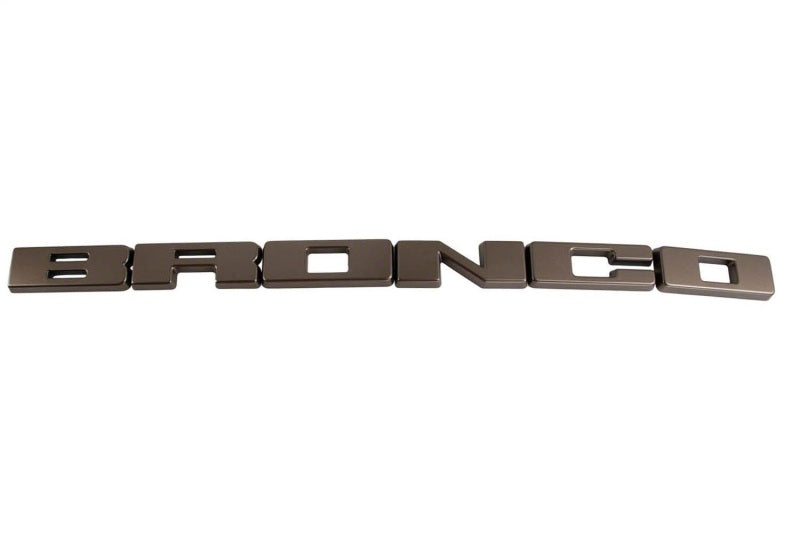 2021+ Bronco Grille Lettering Overlay Kit - Bronze - View 8 | Dirty Garage