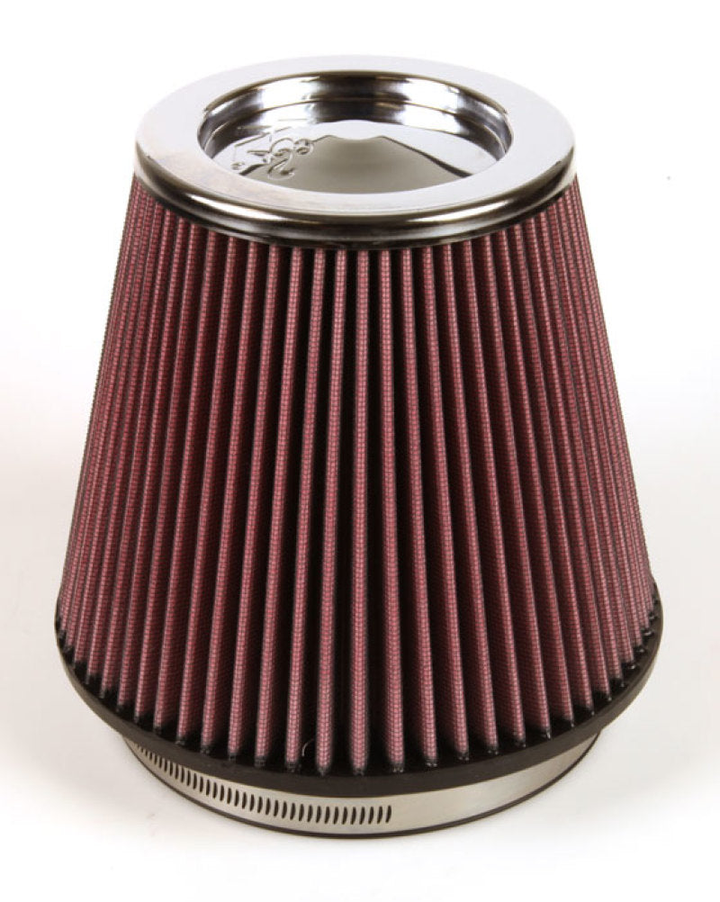 Universal Round Tapered Universal Air Filter 6in Flange ID x 7.5in Base OD x 5in Top OD x 6.5in Height | Dirty Garage