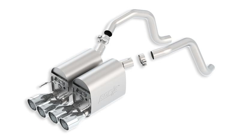 Borla 05-08 Corvette Coupe/Conv 6.0L/6.2L 8cyl 6spd RWD Touring SS Exhaust (rear section only) | Dirty Garage