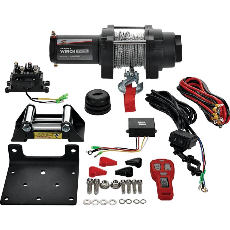 Universal 3500lb Winch - Cable | Dirty Garage