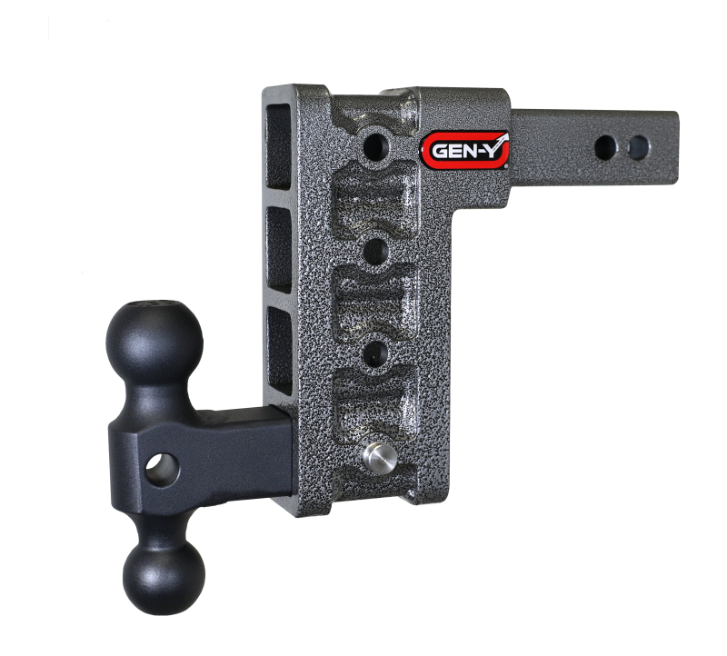 Gen-Y Mega Duty 2in Shank 7.5in Drop 1.5K TW 10K Hitch w/GH-031 Dual-Ball | Dirty Garage