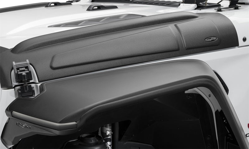 2018-2022 Wrangler/Gladiator Trail Armor Hood Armor 3-pc - Black - View 4 | Dirty Garage