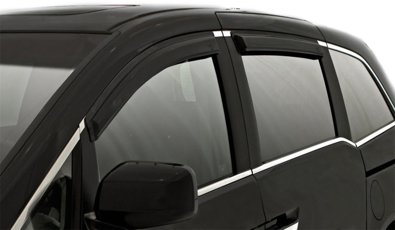 2011-2017 Odyssey Ventvisor Outside Mount Window Deflectors Smoke 4-Piece - View 3 | Dirty Garage