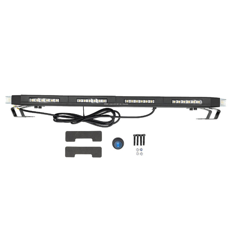 Universal 24" Hornet Series Amber Stealth LED Strobe Bar - View 2 | Dirty Garage
