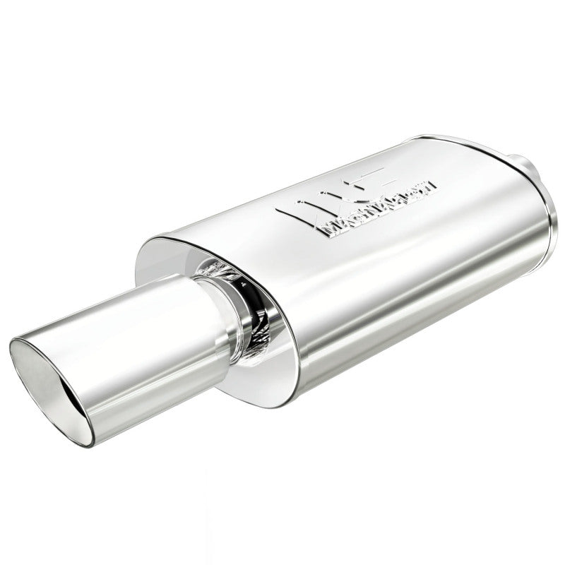 Universal Muffler w/ Tip Mag RS 14x5x8 2.25 4 | Dirty Garage
