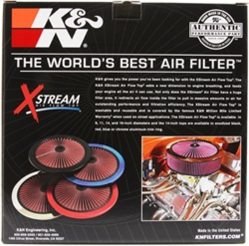Universal X-Stream Top Filter X-Stream 14 inch OD Black - View 10 | Dirty Garage