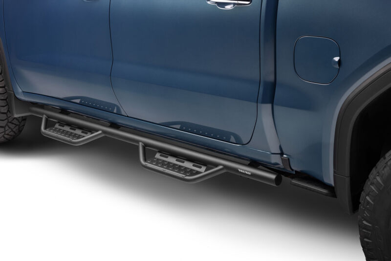 2019-2020 GM 1500 / HD Crew Cab Textured Black Full Cab Length RS Nerf Step - View 3 | Dirty Garage