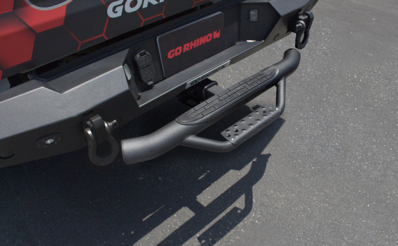 Go Rhino Dominator Hitch Step - Black - View 3 | Dirty Garage