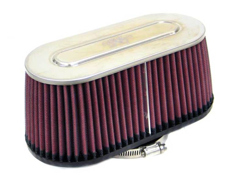Universal Marine Engine Flame Arrestor - Oval Tapered 3.75in Flange ID/.75in Flange Length/4in Height | Dirty Garage