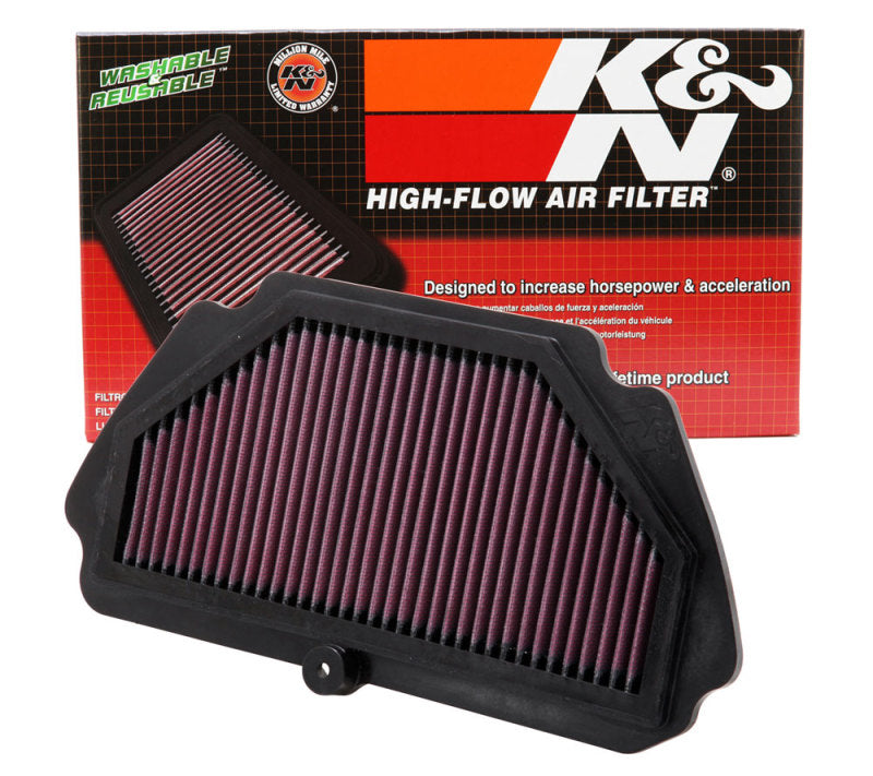 Replacement Air Filter 2009-2012 Kawasaki ZX6R Ninja 600/2009-2010 ZX6R Ninja Monster Energy 600 - View 7 | Dirty Garage