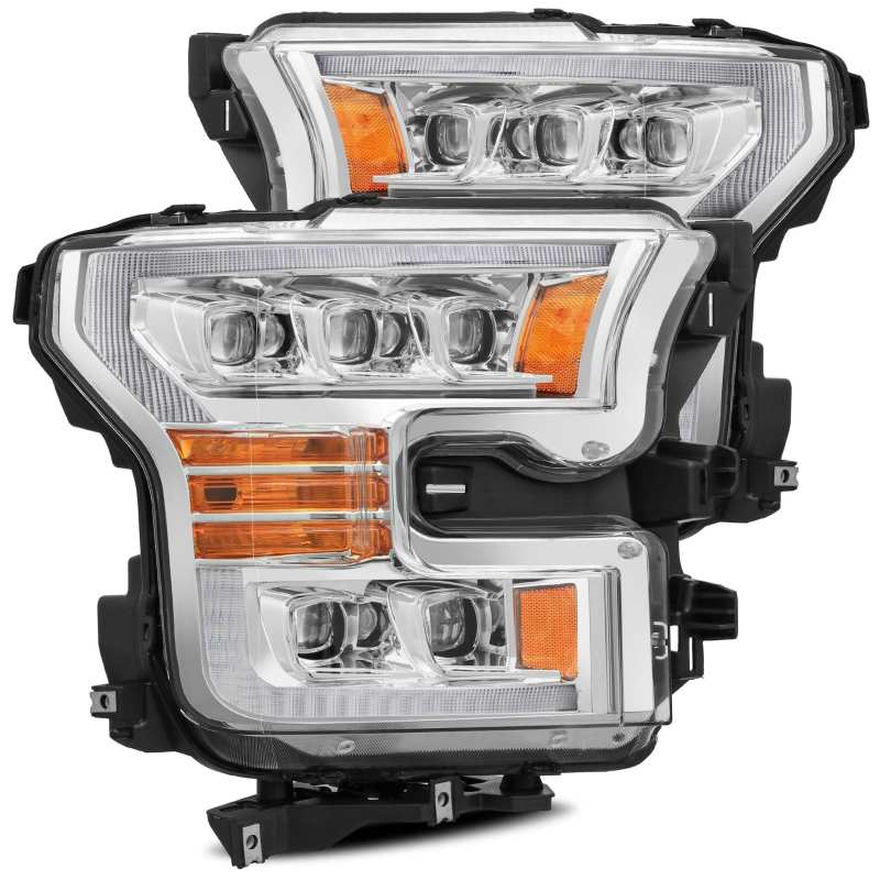 2011-2016 Super Duty Nova-Series LED Projector Chrome Headlights - View 2 | Dirty Garage