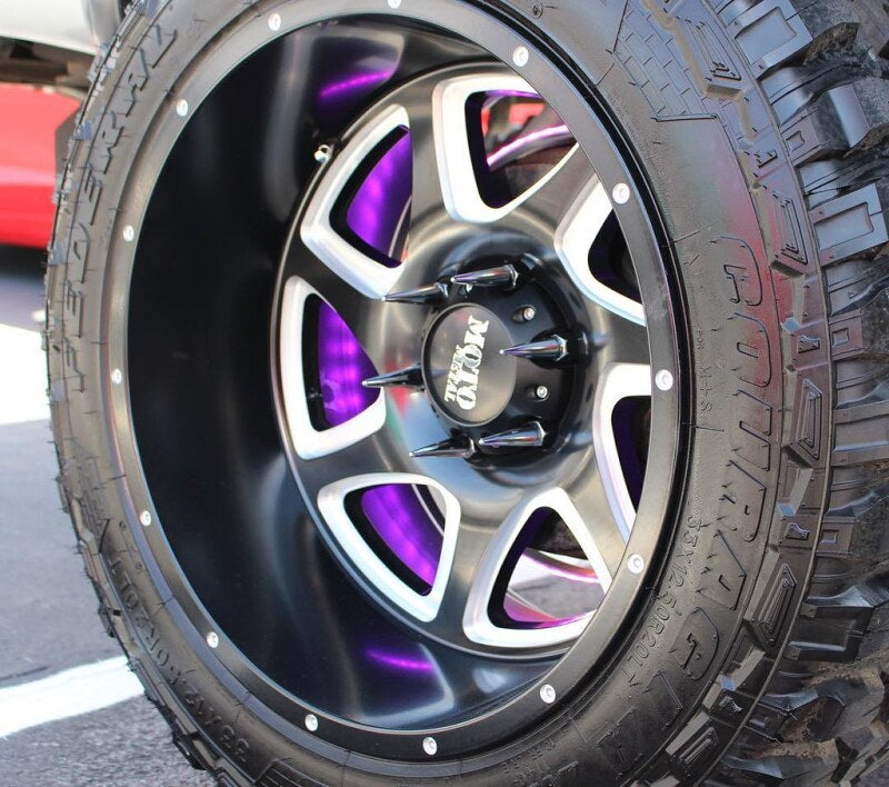 Universal LED Illuminated Wheel Rings 15" ColorSHIFT - View 9 | Dirty Garage