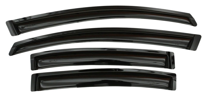 2012-2015 Civic Ventvisor Outside Mount Window Deflectors Smoke 4-Piece - View 4 | Dirty Garage