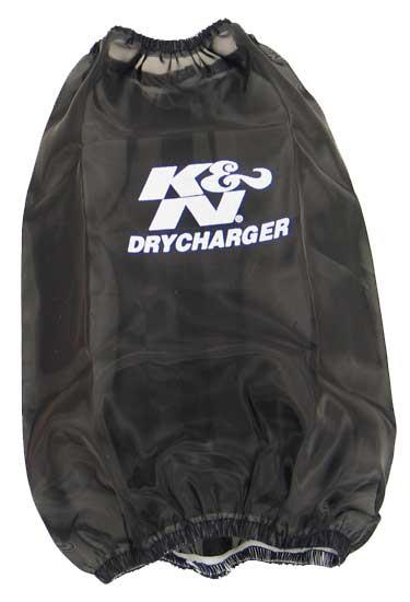 Universal Drycharger Black Air Filter Wrap - Round Tapered | Dirty Garage