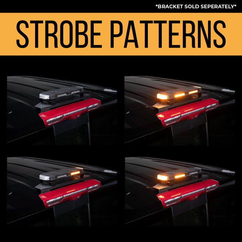 Universal 24" Hornet Series Amber Stealth LED Strobe Bar - View 10 | Dirty Garage