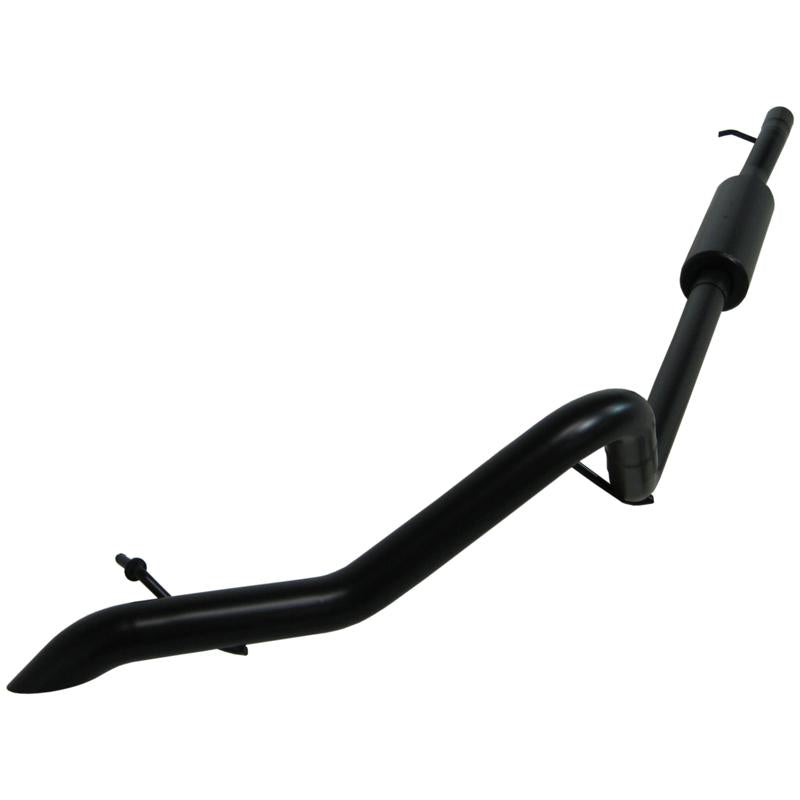 2007-2009 Wrangler 3.8L Off Road Tail Pipe Muffler before Axle | Dirty Garage