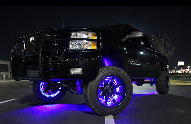 Universal LED Illuminated Wheel Rings ColorSHIFT Dynamic - View 5 | Dirty Garage