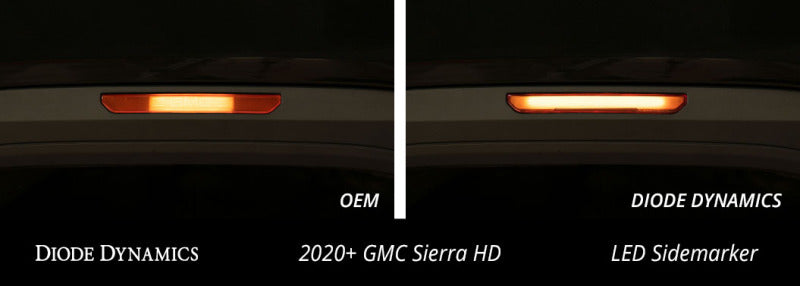 2020-2023 GM 2500 HD Sequential Smoked LED Sidemarkers - View 6 | Dirty Garage