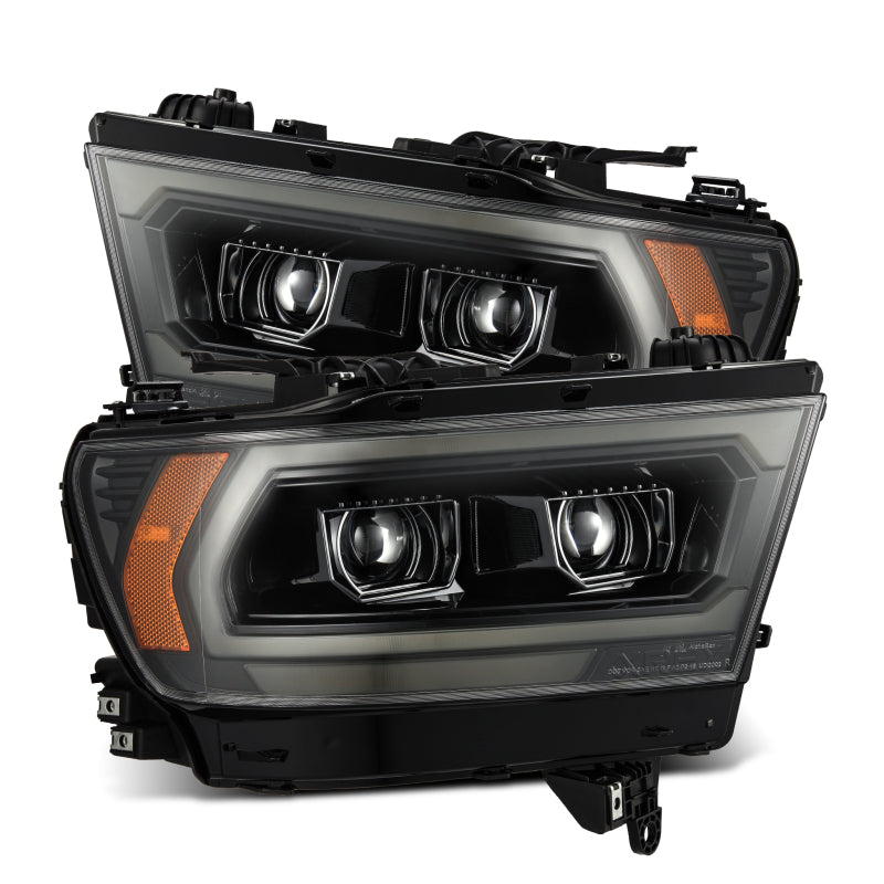 2019-2024 Ram 1500 Luxx-Series LED Projector Alpha Black Headlights | Dirty Garage