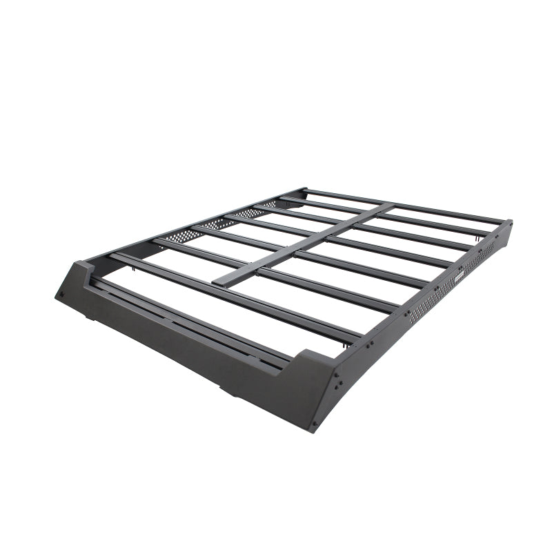 Go Rhino 22-23 Toyota Tundra CrewMax Ceros Low Profile Roof Rack - Tex. Blk - View 2 | Dirty Garage