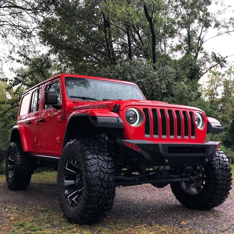 2018-2025 JL Gladiator Oculus Bi-LED Projector Headlights Matte Black 5500K - View 13 | Dirty Garage