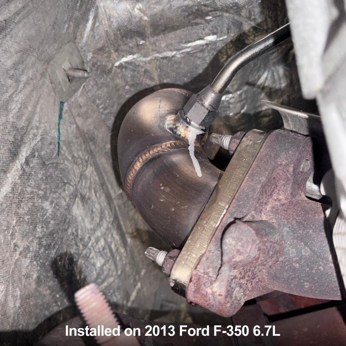 2011-2014 Superduty Pickup/ Chassis Cab 6.7L Power Stroke High-Flow Up-Pipes-Stainless Steel - View 13 | Dirty Garage