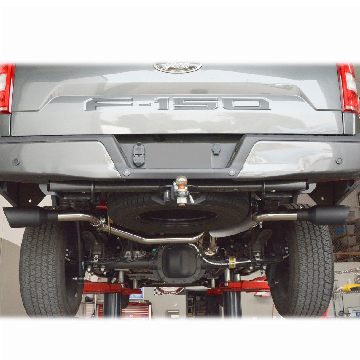 2015-2022 F-150 Exhaust Cat Back () Polished Tube Polished Tips - View 5 | Dirty Garage