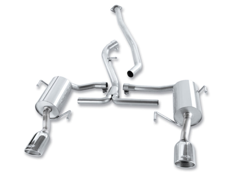 Borla 08-10 Subaru Impreza 2.5i Sedan 4DR SS Catback Exhaust - View 2 | Dirty Garage
