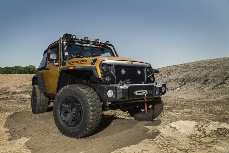 Rugged Ridge 07-18 Jeep Wrangler 3.6L/3.8L XHD Snorkel Kit - View 3 | Dirty Garage