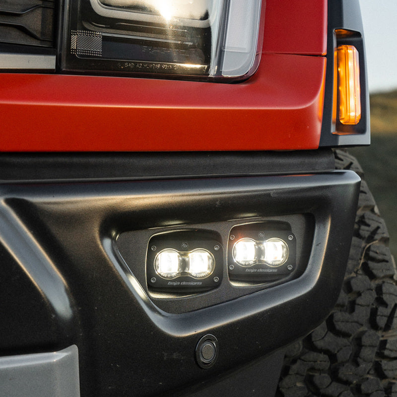 2021-2022 F-150 Raptor S2 SAE Dual Fog Pocket Light Kit Clear - View 3 | Dirty Garage