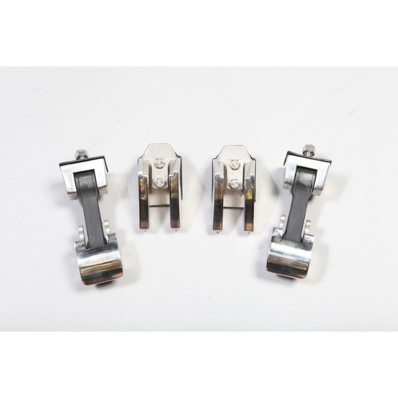 Rugged Ridge 07-18 Jeep Wrangler Stainless Steel Hood Catch Set | Dirty Garage