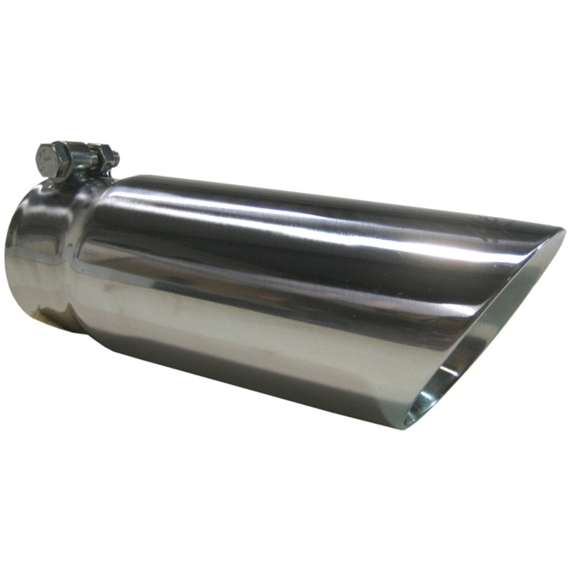 Universal 3" OD Dual Wall Angled End Tip 12" Length | Dirty Garage