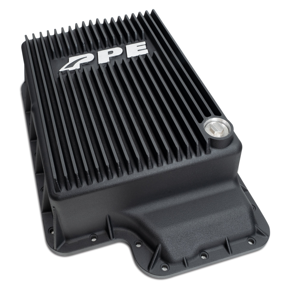 2003-2010 Superduty Deep Transmission Pan 5R110 Black - View 2 | Dirty Garage