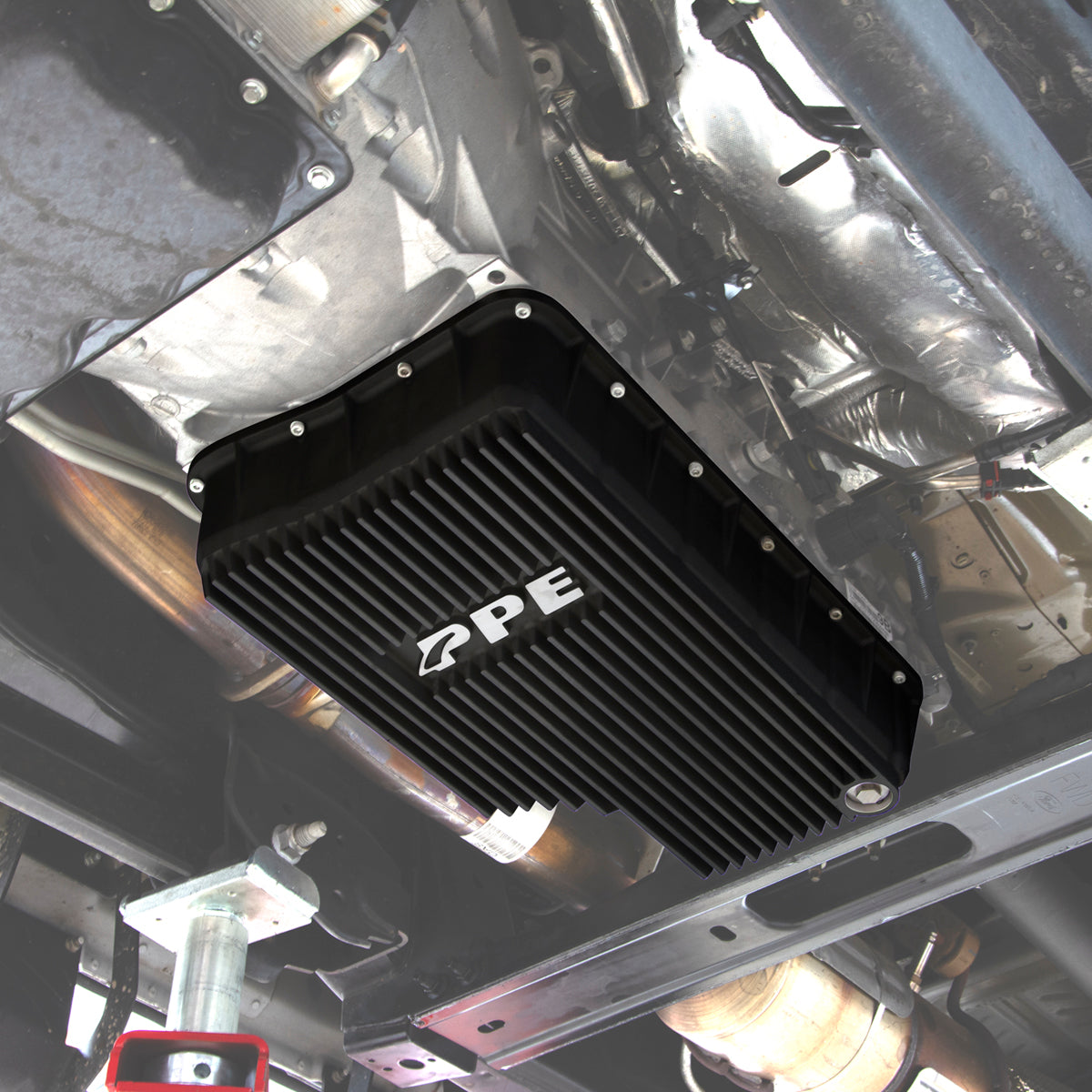 2011-2019 Superduty 6R140 Transmission Pan 6.7L Black - View 2 | Dirty Garage