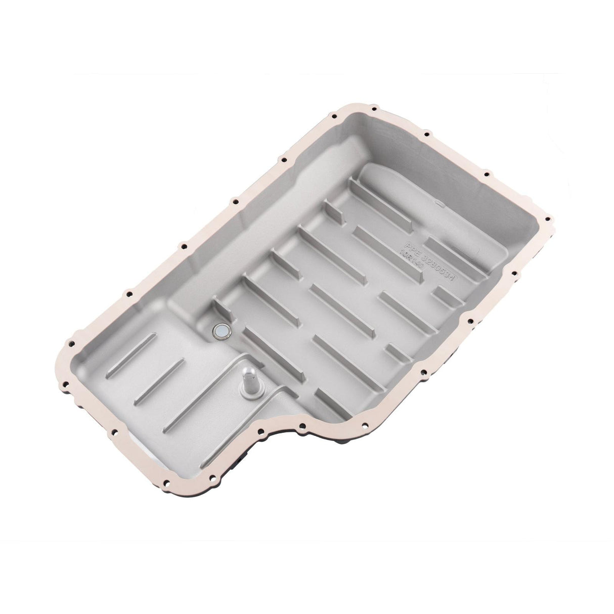 2020-2025 Superduty 10R140 Deep Transmission Pan SuperDuty Gas - Step Bottom-Black - View 3 | Dirty Garage