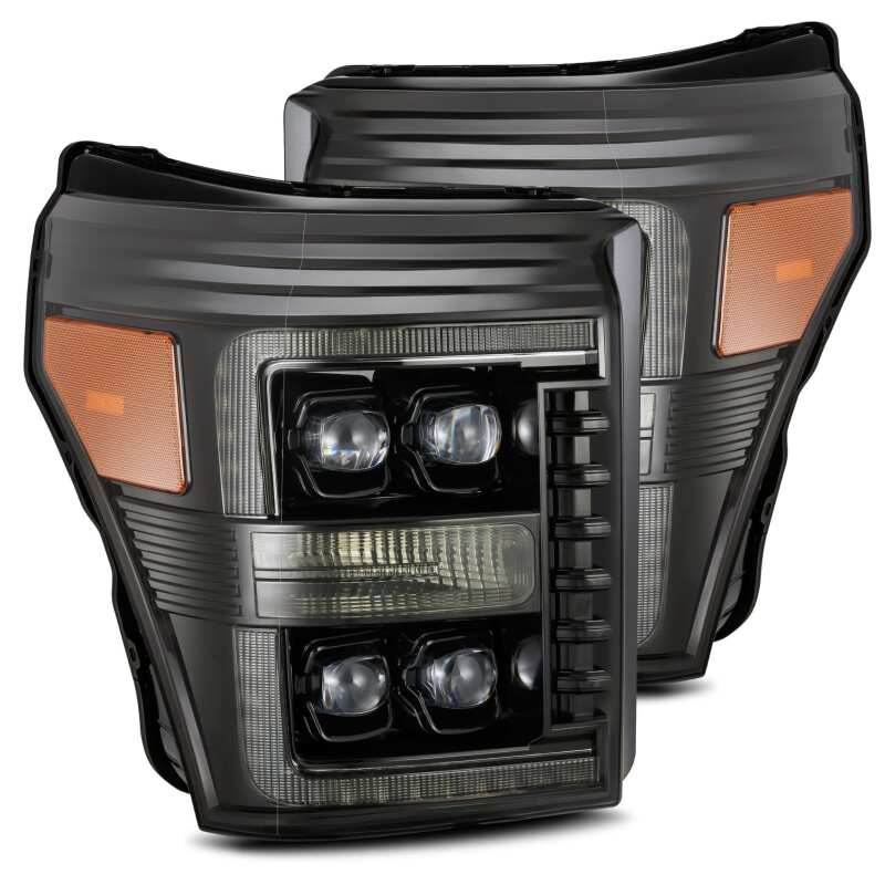 2011-2016 Super Duty Nova-Series LED Projector Alpha-Black Headlights | Dirty Garage