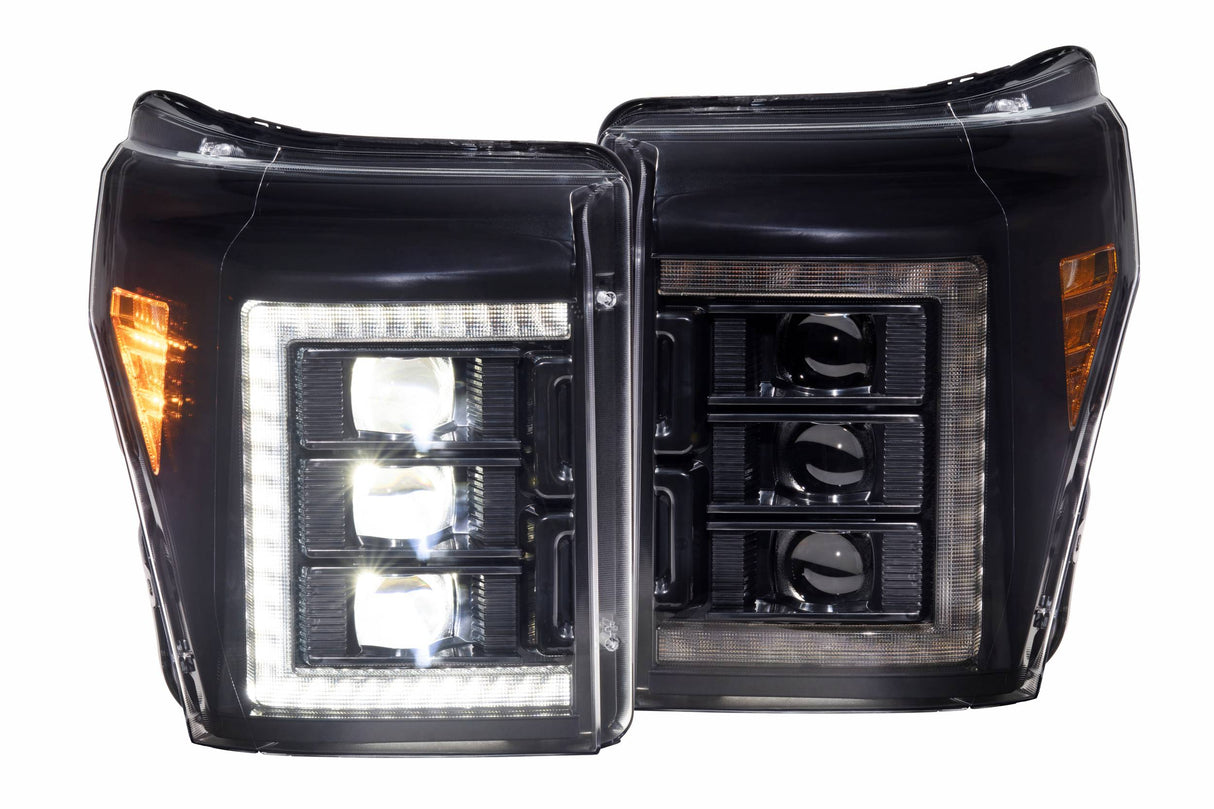 2011-2016 Superduty XB LED Headlights White DRL | Dirty Garage
