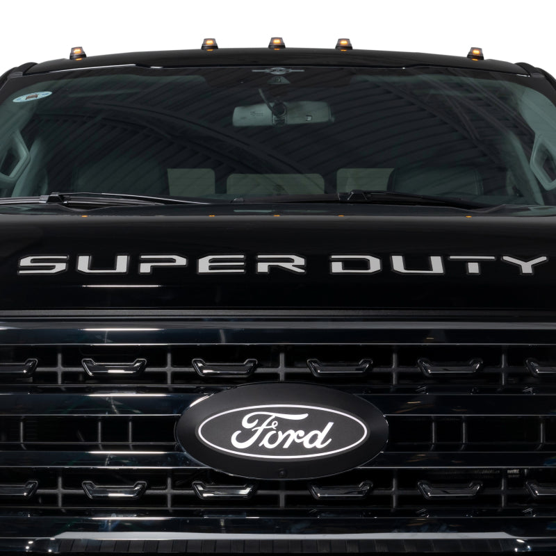 2023-2026 Super Duty Front Luminix Ford Led Grille Emblems - View 6 | Dirty Garage