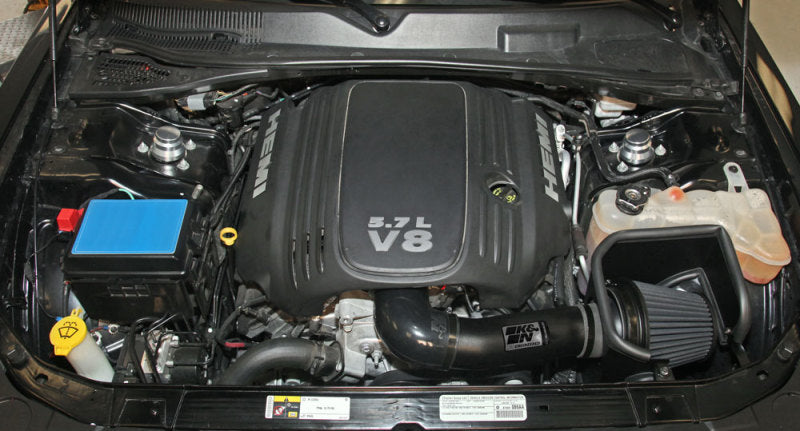 Universal Dodge/5.7/6.1L V8 Black Performance Intake Kit - View 4 | Dirty Garage