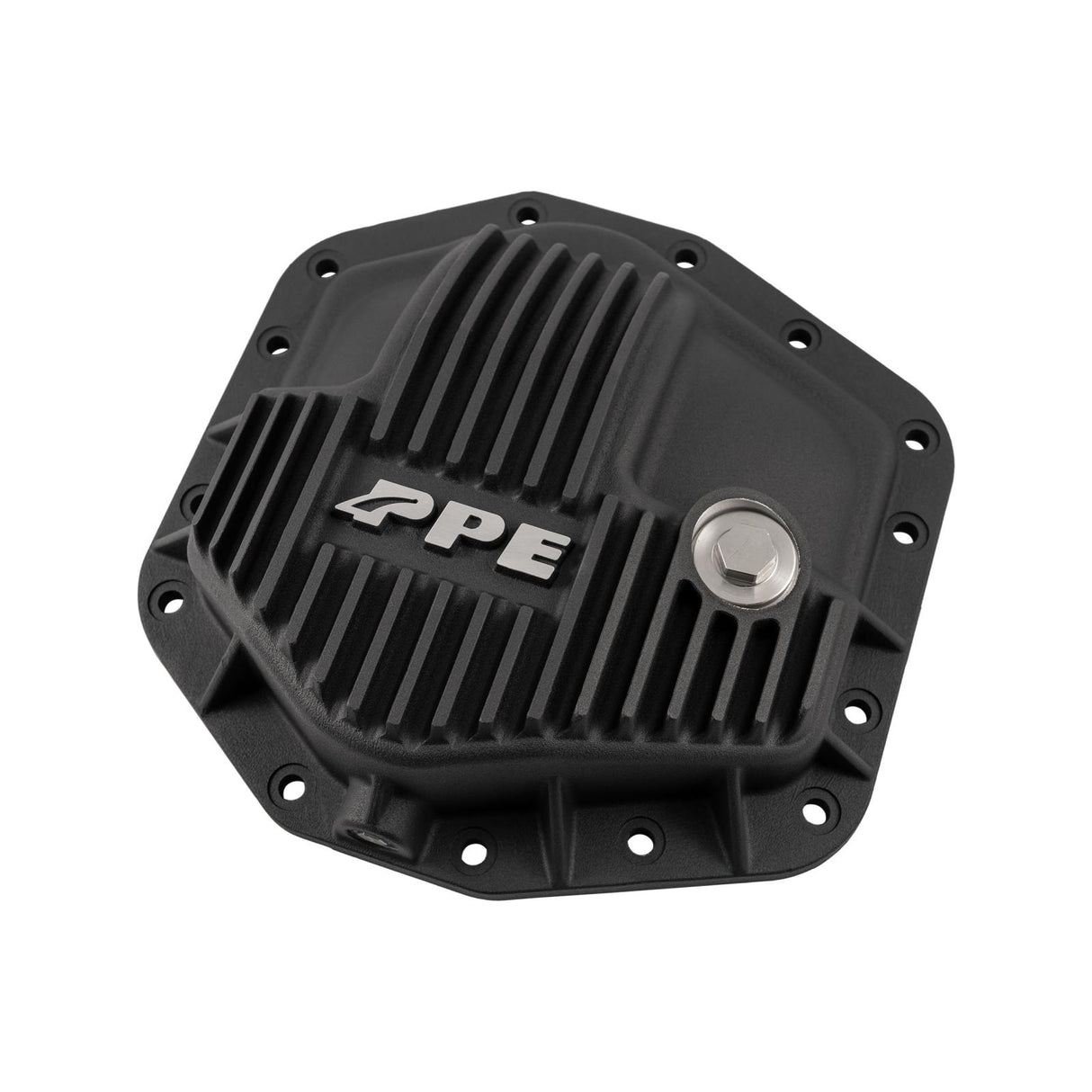 2023-2025 Superduty Super Duty Dana M235 -14 Bolt Heavy-Duty Cast Aluminum Front Differential Cover Black - View 3 | Dirty Garage