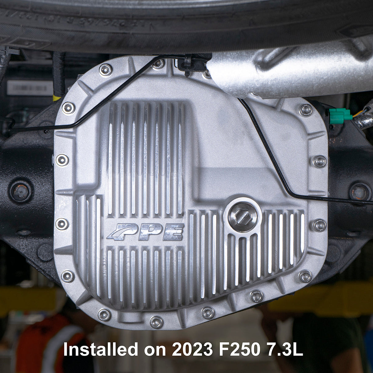 2023-2025 Superduty SuperDuty Sterling 11.6 Inch- 16 Bolt Heavy-Duty Cast-Aluminum Rear Differential Cover-Brushed - View 2 | Dirty Garage