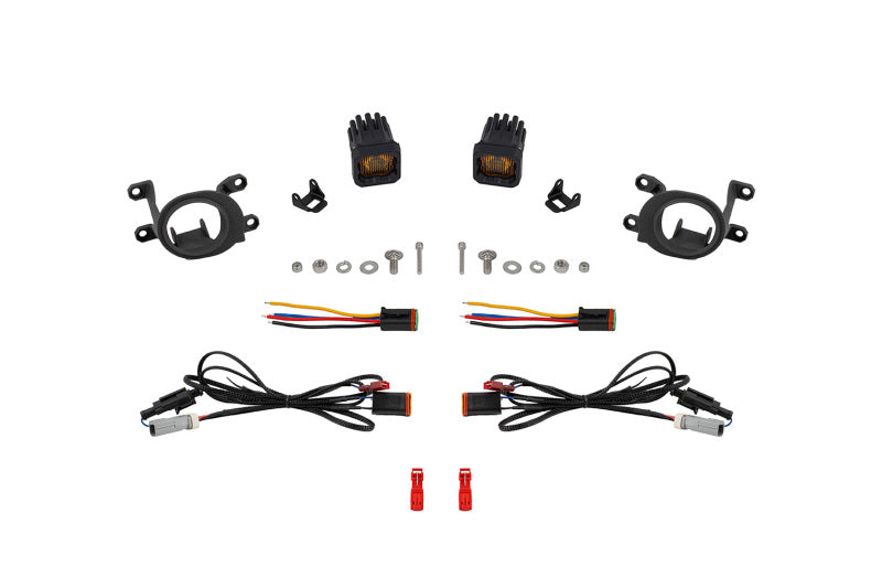 2023-2024 Toyota SSC1 Yellow SAE LED Fog Light Kit | Dirty Garage